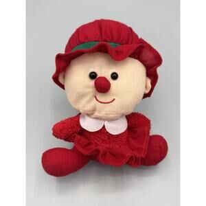 Cuddly Cousins Christmas Girl Elf Doll Plush Small 7” Stuffed Toy No Tag